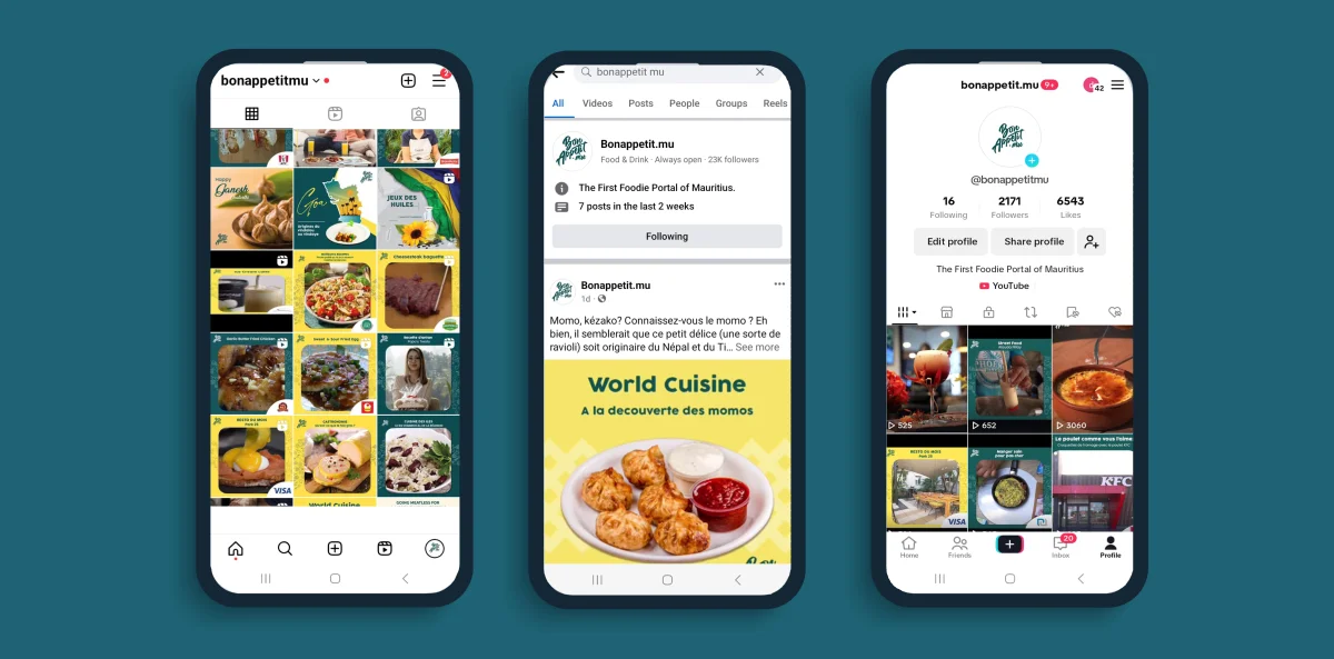 bonappetit.mu social media